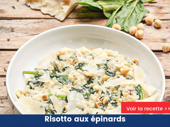 Risotto aux épinards